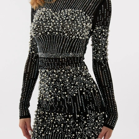 Envy and grace olivier pearl long sleeve dress - Picture 3 of 3